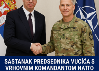 Sastanak predsednika Vučića s vrhovnim komandantom NATO u Beogradu Vučić suta sa vrhovnim komandantom savezničkih snaga NATO u Evropi Grinkevičem 5 Sastanak predsednika Vučića s vrhovnim komandantom NATO u Beogradu Vučić suta sa vrhovnim komandantom savezničkih snaga NATO u Evropi Grinkevičem