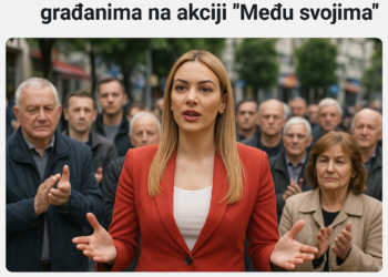 Ministarka Milica Đurđević Stamenkovski u Kruševcu sa građanima na akciji „Među svojima“ Đurđević Stamenkovski: Krećemo u aktivnosti pod nazivom „Među svojim“