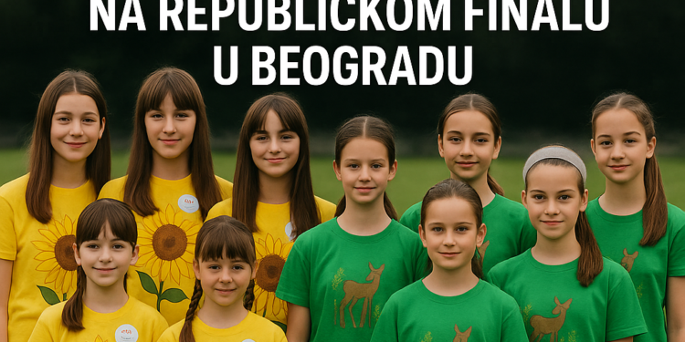 Prijepolje: Ekipe „Suncokreti“ i „Srne“ na republičkom finalu u Beogradu 1 Prijepolje: Ekipe „Suncokreti“ i „Srne“ na republičkom finalu u Beogradu