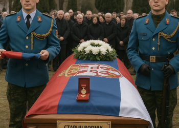 Sahranjen stariji vodnik Milovan Jovanović u Kraljevu sa vojnim počastima U Kraljevu sahranjen vojnik Milovan Jovanović koji je stradao u Libanu, Ministarstvo odbrane dodelilo zastavu i medalju 1 Sahranjen stariji vodnik Milovan Jovanović u Kraljevu sa vojnim počastima U Kraljevu sahranjen vojnik Milovan Jovanović koji je stradao u Libanu, Ministarstvo odbrane dodelilo zastavu i medalju