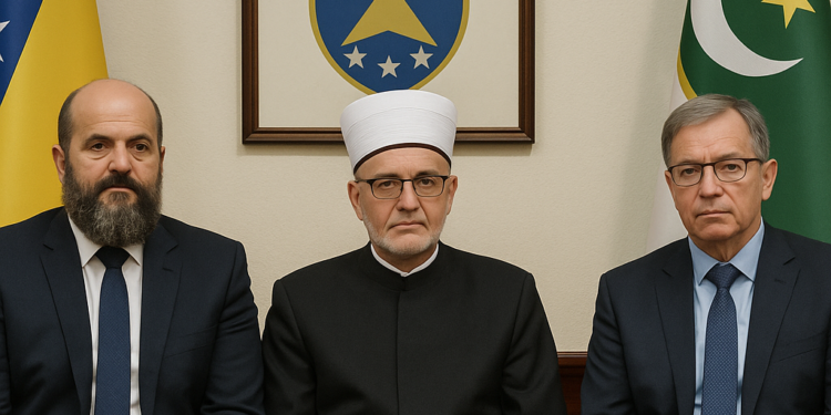 Zukorlić u Tuzli: Razgovor o regionalnoj saradnji i jačanju veza među zajednicama Zukorlić sa muftijom Fazlovićem i gradonačelnikom Tuzle o regionalnoj saradnji 1 Zukorlić u Tuzli: Razgovor o regionalnoj saradnji i jačanju veza među zajednicama Zukorlić sa muftijom Fazlovićem i gradonačelnikom Tuzle o regionalnoj saradnji
