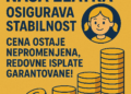 „Naša Zlatka“ osigurava stabilnost: cena ostaje nepromenjena, redovne isplate garantovane!
