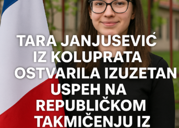 <p><strong>Tara Janjušević iz Kolovrata ostvarila izuzetan uspeh na republičkom takmičenju iz francuskog jezika</strong></p> 1 Tara Janjušević iz Kolovrata ostvarila izuzetan uspeh na republičkom takmičenju iz francuskog jezika