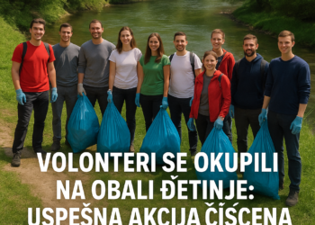 Volonteri se okupili na obali Đetinje: Uspešna akcija čišćenja privukla mnoge!