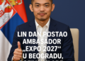 Lin Dan postao ambasador "Expo 2027" u Beogradu, poziva mlade iz Kine Lin Dan za Tanjug: Čast mi je da budem ambasador EXPO, želim da mladi posete Srbiju 5 Lin Dan postao ambasador „Expo 2027“ u Beogradu, poziva mlade iz Kine Lin Dan za Tanjug: Čast mi je da budem ambasador EXPO, želim da mladi posete Srbiju