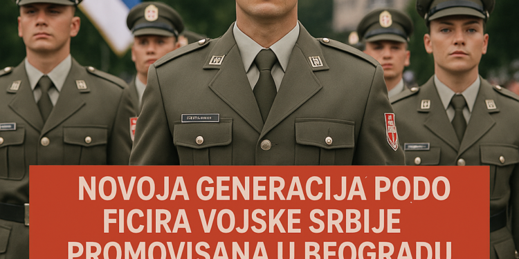 Novoja generacija podoficira Vojske Srbije promovisana u Beogradu Promovisana nova generacija od 253 podoficira Vojske Srbije