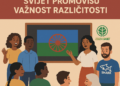 Edukativna radionica o romskoj zajednici: Ronilački klub Tima Ajkula i NVO Zeleni svijet promovišu važnost različitosti.