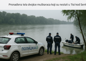 Pronađena tela dvojice muškaraca kod Sente nakon nestanka na Tisi Pronađena tela dvojice muškaraca koji su nestali u Tisi kod Sente 1 Pronađena tela dvojice muškaraca kod Sente nakon nestanka na Tisi Pronađena tela dvojice muškaraca koji su nestali u Tisi kod Sente