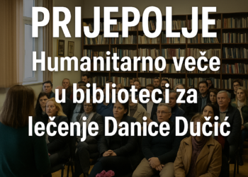 Prijepolje: Humanitarno veče u biblioteci za lečenje Danice Dučić