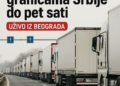 Zadržavanje teretnih vozila na granicama Srbije do pet sati uživo iz Beograda Kamioni na izlazu iz Srbije čekaju i do pet sati