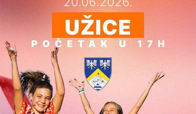 Užice domaćin Youth Village 2026: Goca Tržan nastupa u subotu na Gradskom trgu! 1 Užice domaćin Youth Village 2026: Goca Tržan nastupa u subotu na Gradskom trgu!