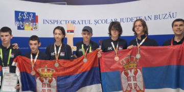 Srbija na 30. Juniorskoj balkanskoj matematičkoj olimpijadi u Buzau osvojila medalje Na Juniorskoj matematičkoj olimpijadi u Rumuniji učenici iz Srbije osvojili 3 srebrne, 2 bronzane medalje i 1 pohvalu
