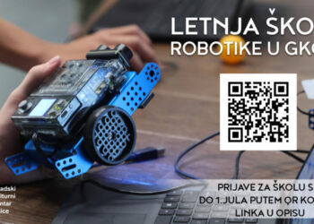 Prijavite se za Letnju školu robotike i programiranja: Brzo i jednostavno putem QR koda ili linka!