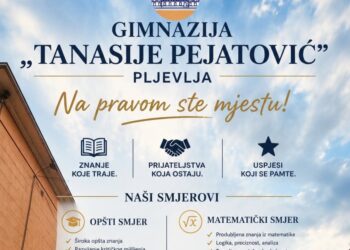 <p><strong>Upis u prvi razred Gimnazije „Tanasije Pejatović“ od 23. do 26. juna</strong></p> 1 Upis u prvi razred Gimnazije „Tanasije Pejatović“ od 23. do 26. juna