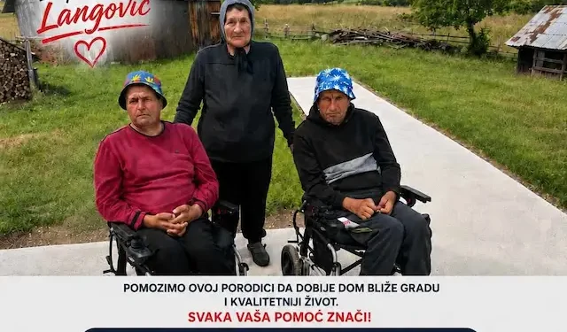 Humanitarna akcija za pomoć porodici Langović iz Babina pokrenuta u Prijepolju 1 Humanitarna akcija za pomoć porodici Langović iz Babina pokrenuta u Prijepolju