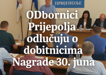 Odbornici Prijepolja odlučuju o dobitnicima Nagrade 30. juna
