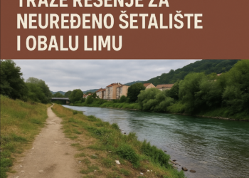 Stanovnici Šarampova traže rešenje za neuređeno šetalište i obalu Limu