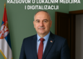 Ministar Bratina u Prijepolju: Razgovor o lokalnim medijima i digitalizaciji